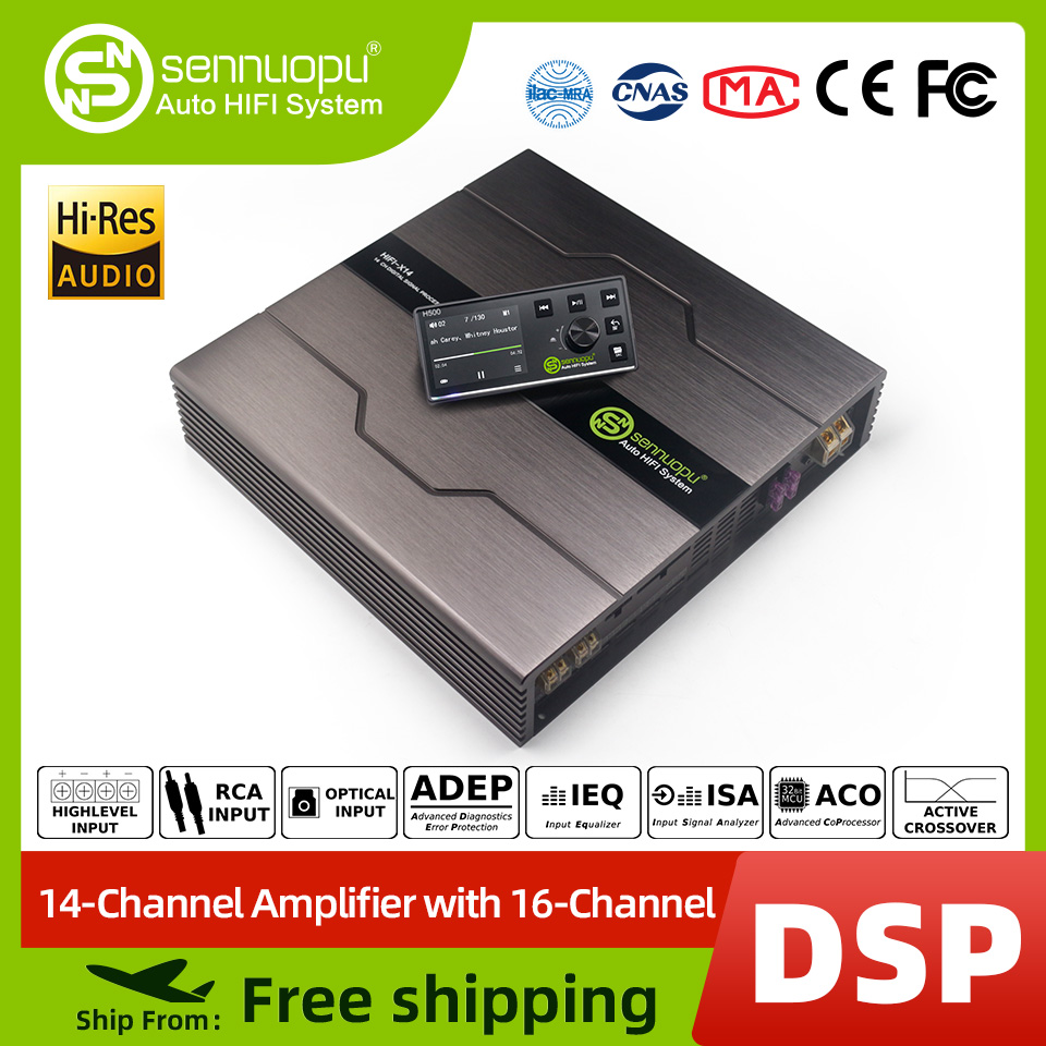 Car Stereo Dsp 8 Channel - Sennuopu X14 Prosesor DSP 16 Saluran