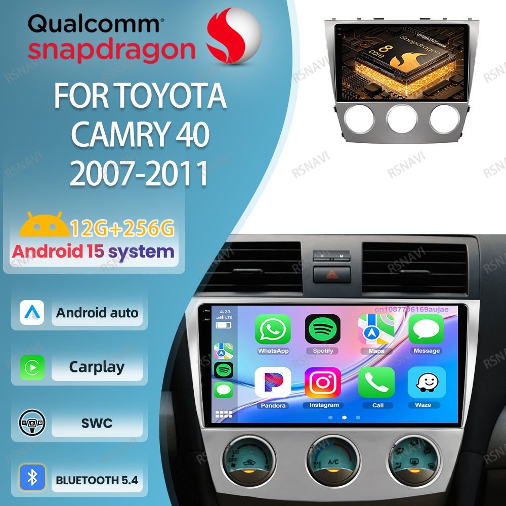 Car Radio Gps Navigation 10 Inch - Radio Mobil Android 15 Untuk Toyota