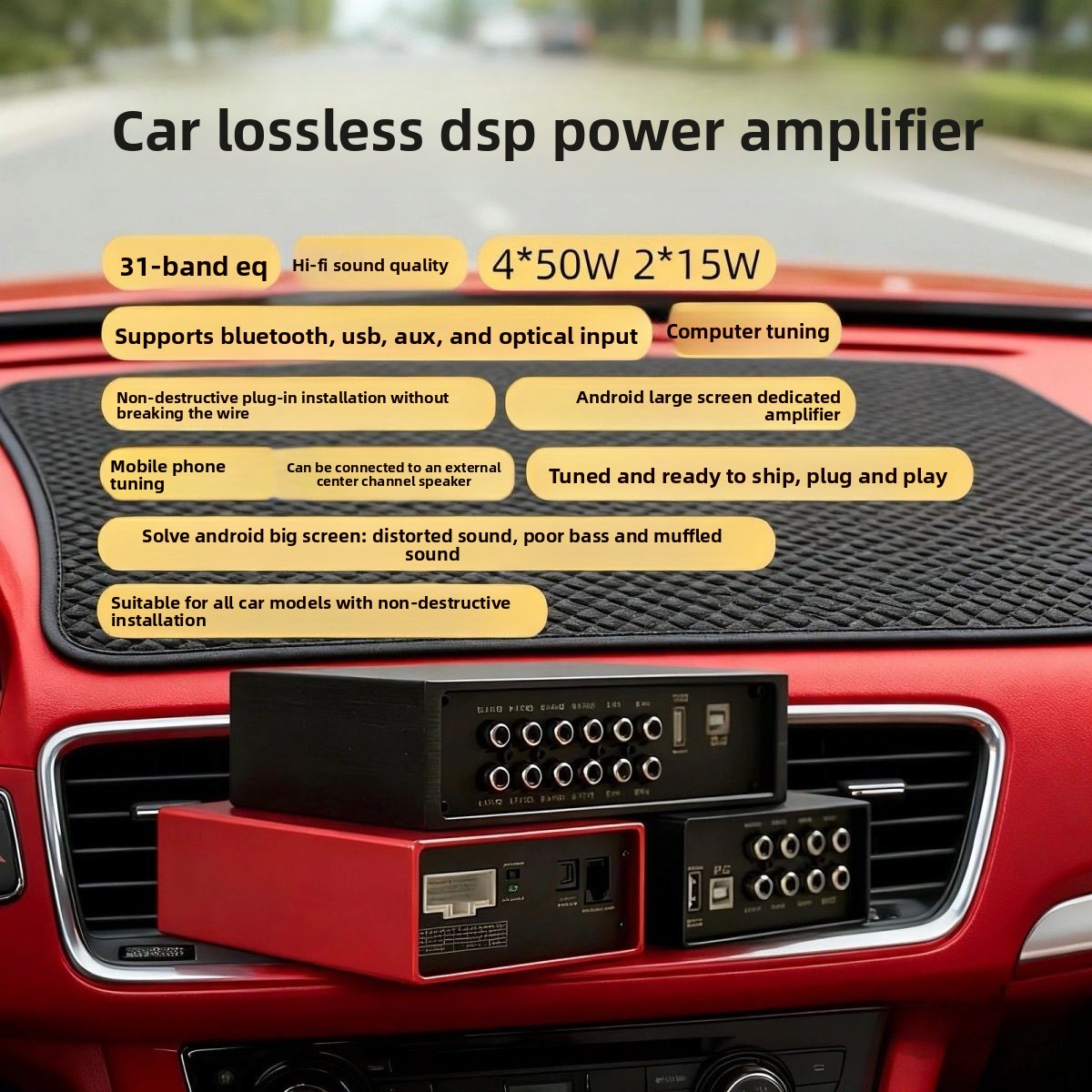 Car Stereo Dsp 8 Channel - Amplifier DSP Mobil 4/6/8 Kanal 31-Band