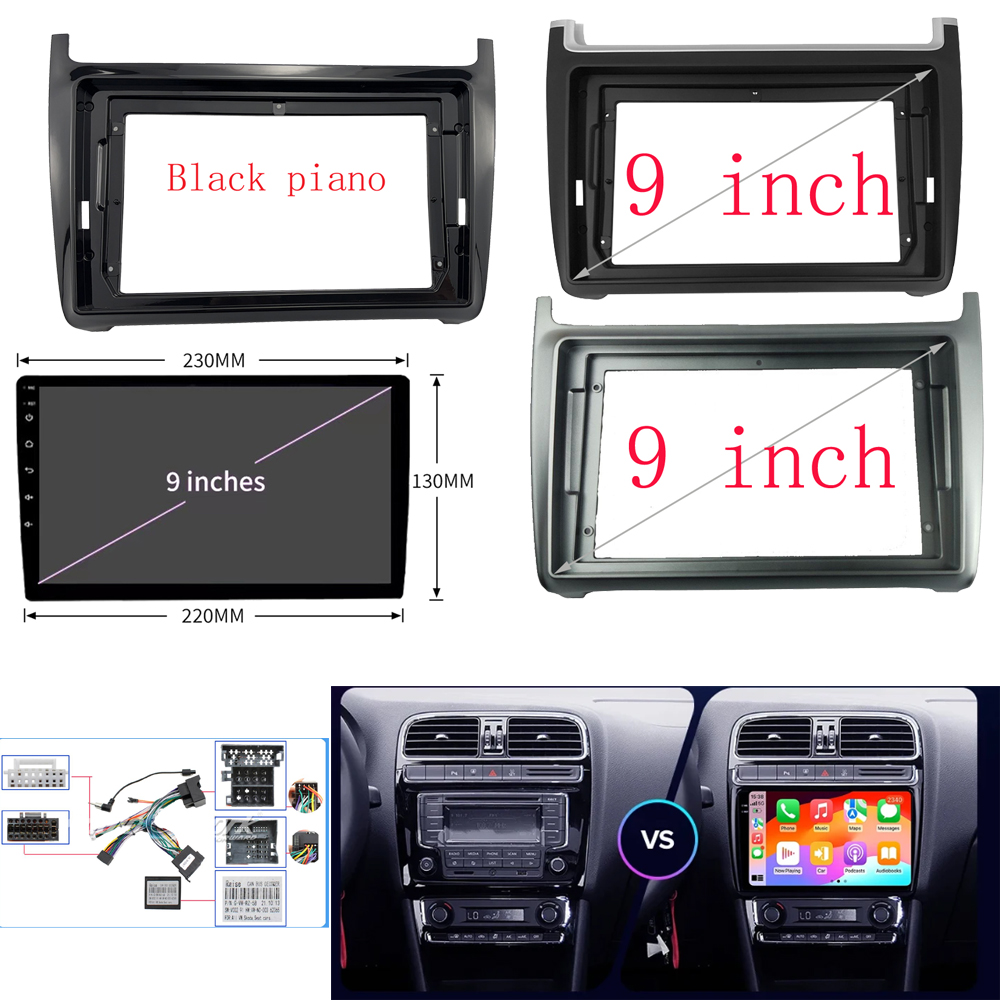 Car Stereo Canbus Decoder - Bingkai Fasia Radio Mobil untuk Volkswagen