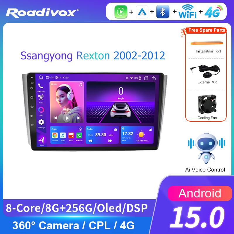 Android Head Unit 7862 Octa Core - Unit Multimedia Radio Mobil Android dengan