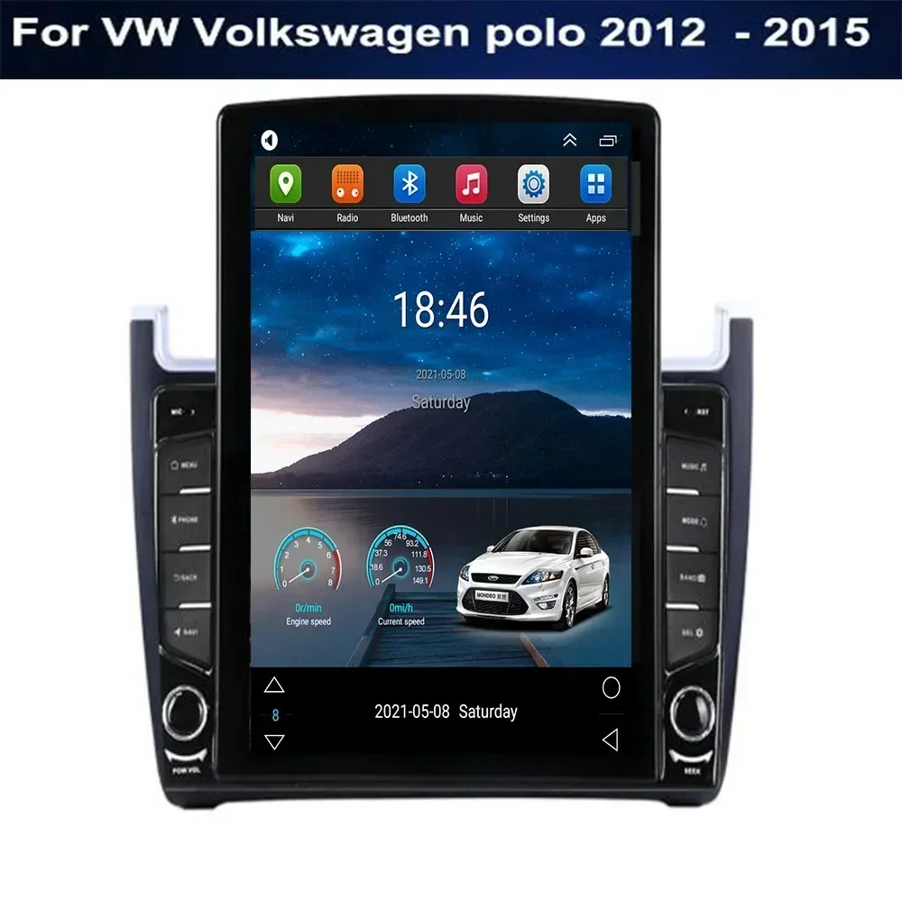 Tesla Style Screen Car Radio - Sistem multimedia mobil 2 din, Carplay,