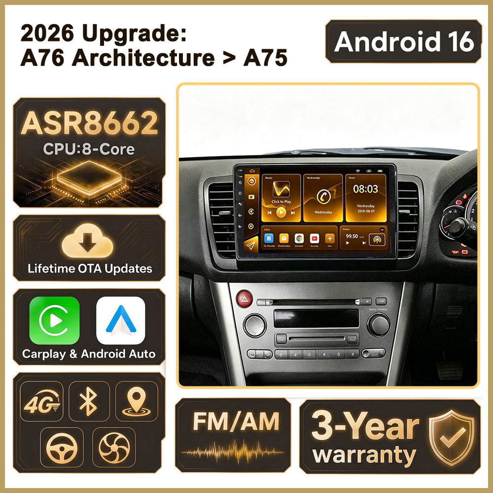 Car Radio Gps Navigation 10 Inch - Cortex-A76 Octa-Core Android 16, Pemutar DVD