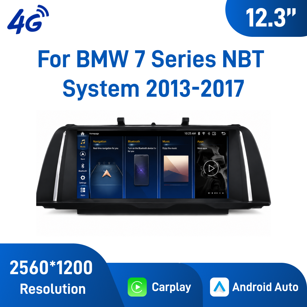 Car Multimedia Rear Seat Entertainment - Navigasi Android 12,3 Inci Untuk BMW