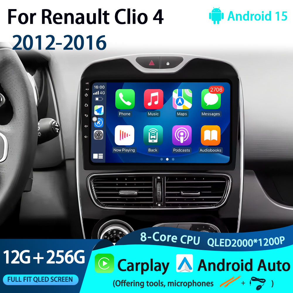 Untuk Renault Clio 4 2012-2016 - Car Radio Gps Navigation 10 Inch ulasan dan harga