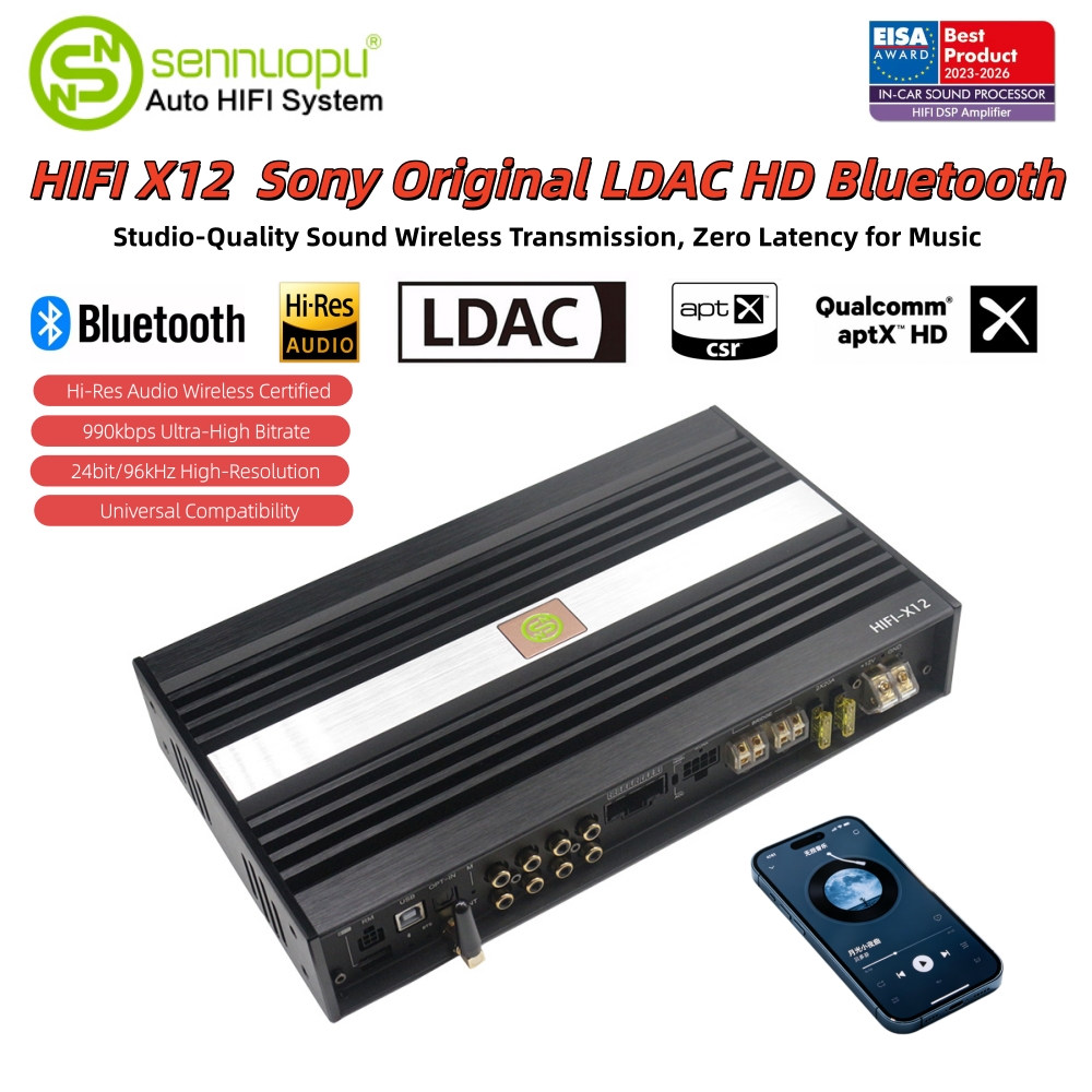 Sennuopu HIFI X12, Prosesor DS - Car Stereo Dsp 8 Channel ulasan dan harga