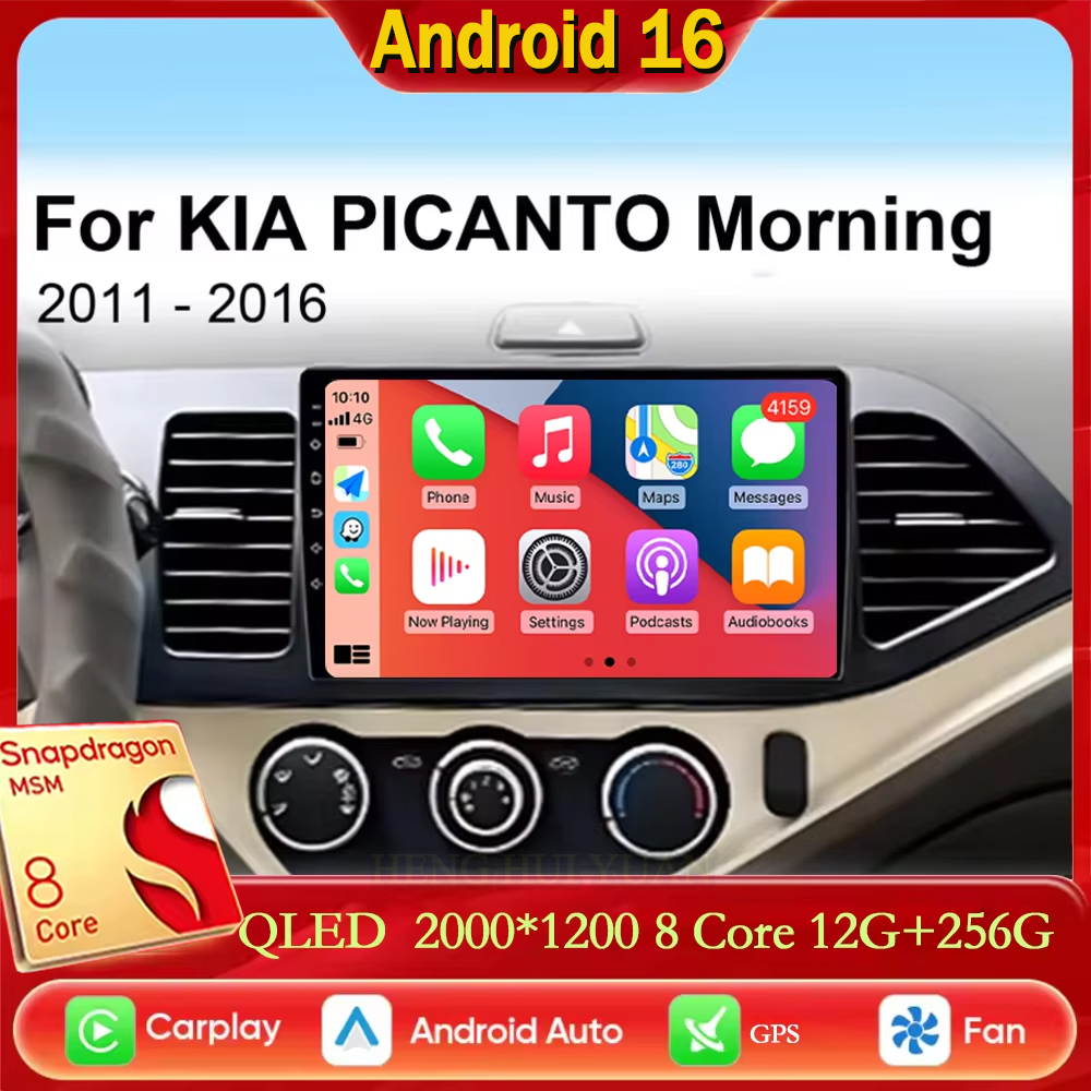 Untuk Kia Morning Picanto 2011 - Android Car Stereo 2 Din 8 Core ulasan dan harga