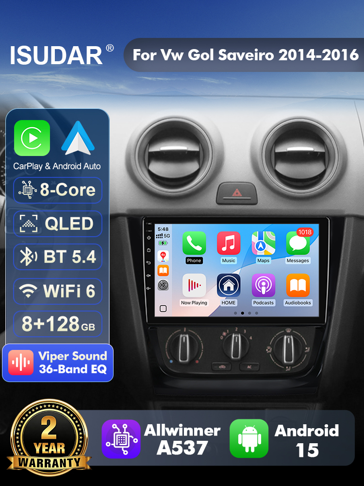 ISUDAR T57 Radio Android 15 un - Android Head Unit 6Gb 128Gb ulasan dan harga