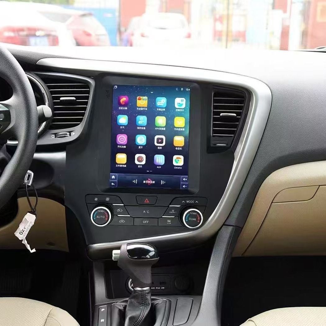 Radio Mobil Carplay Android 13 - Tesla Style Screen Car Radio ulasan dan harga