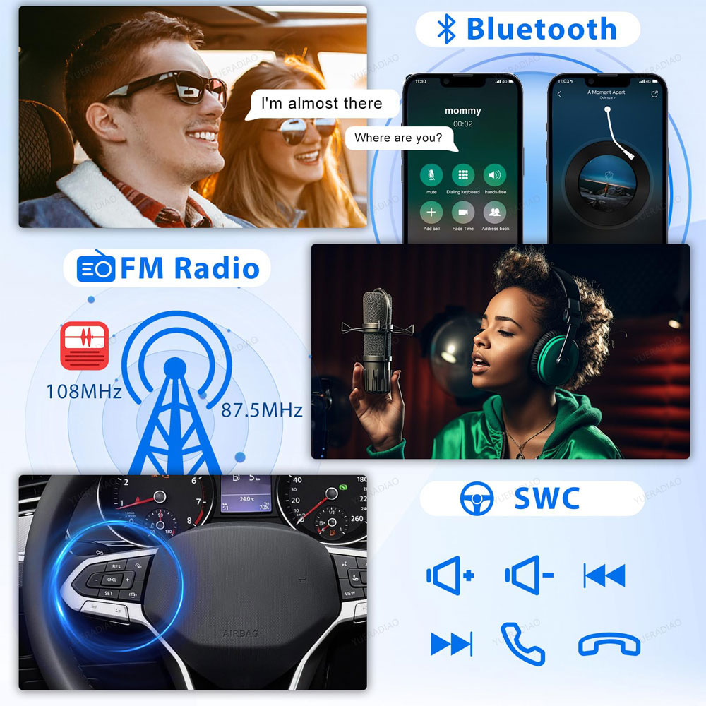 Radio Mobil Android 16 Untuk M - Android Car Stereo 2 Din 8 Core ulasan dan harga