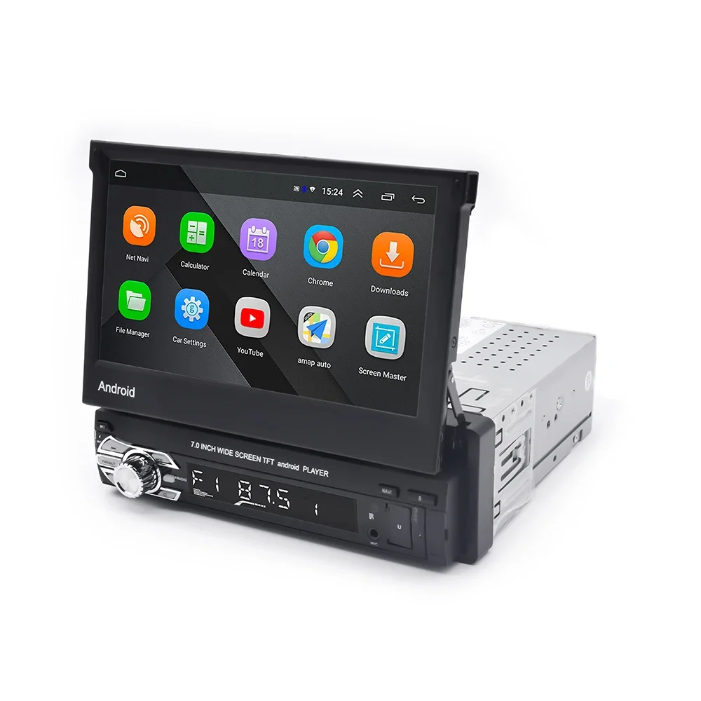 1 Pemutar DVD Mobil dengan Lay - Car Radio 1 Din Flip Out Screen ulasan dan harga