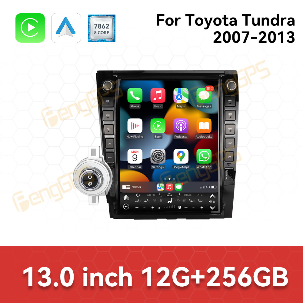 Untuk Toyota Tundra Sequoia 20 - Android Auto Head Unit 12.3 Inch ulasan dan harga