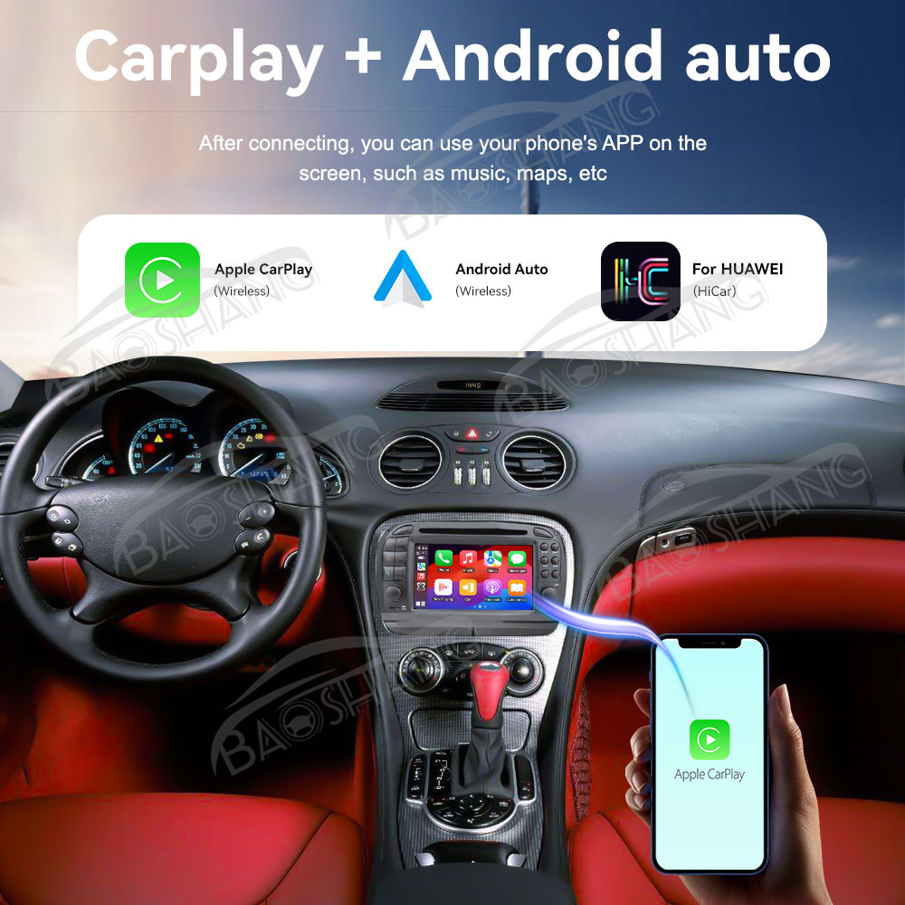 7.0 inci Android 14 Audio Mobi - Car Multimedia Player Carplay Android Auto ulasan dan harga