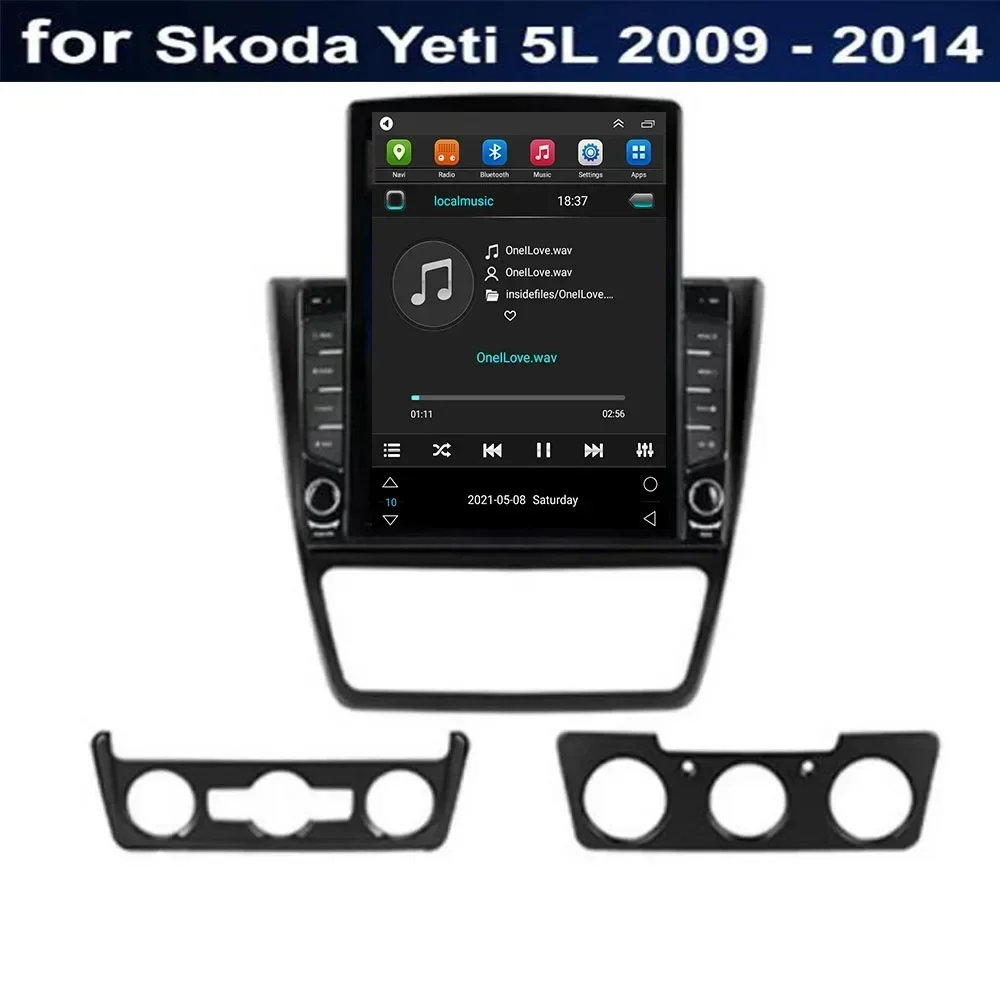 Radio Mobil Android 13 dengan  - Tesla Style Screen Car Radio ulasan dan harga