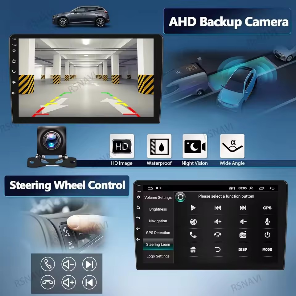 Android 16 Carplay Auto DSP Un - Android Car Stereo 2 Din 8 Core ulasan dan harga