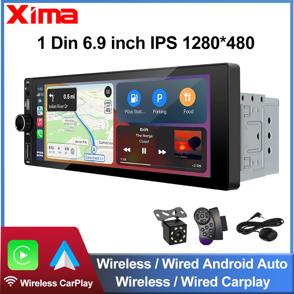 XIMA Radio Mobil 6.9 Inci CarP - Car Dvd Player Bluetooth Steering Wheel ulasan dan harga