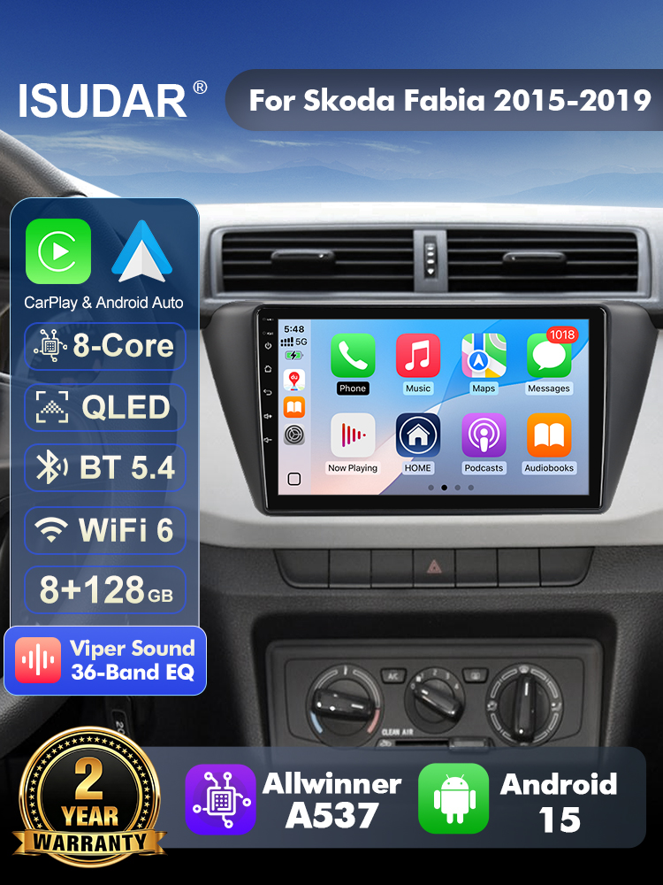 ISUDAR T57 Radio Android 15 un - Android Head Unit 6Gb 128Gb ulasan dan harga