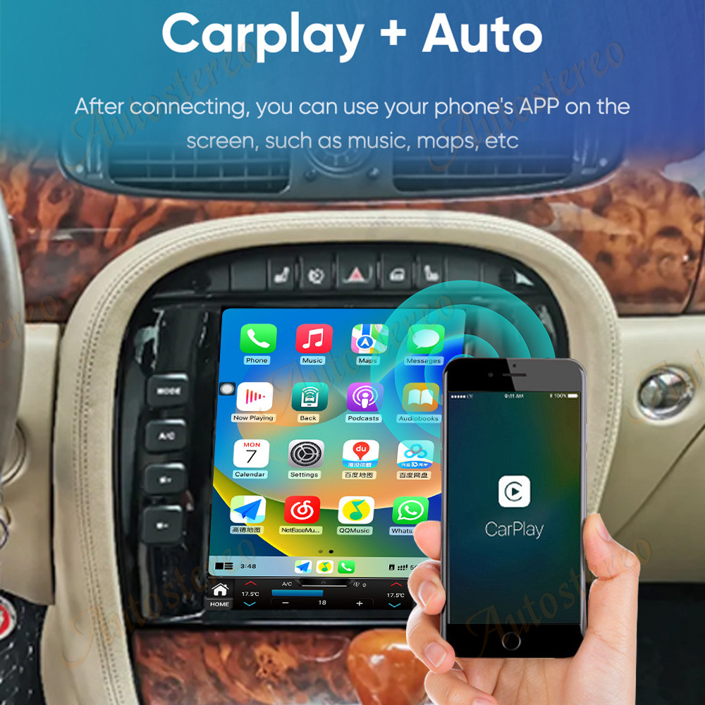 Jaguar S-TYPE 9.7 2004 Android - Android Head Unit 7862 Octa Core ulasan dan harga