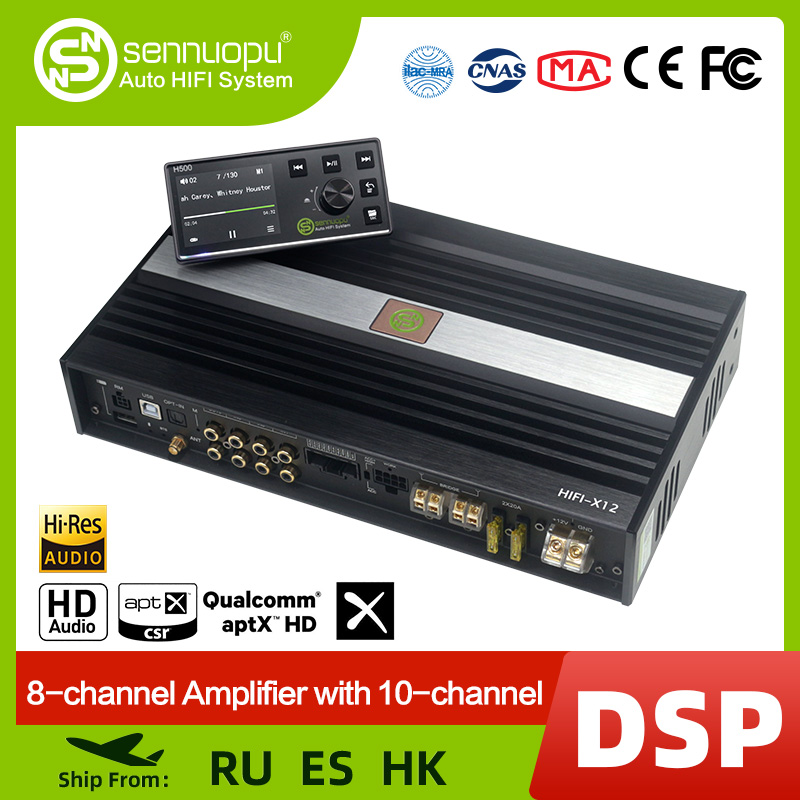 Sennuopu Amplifier Audio mobil - Car Stereo Dsp 8 Channel ulasan dan harga