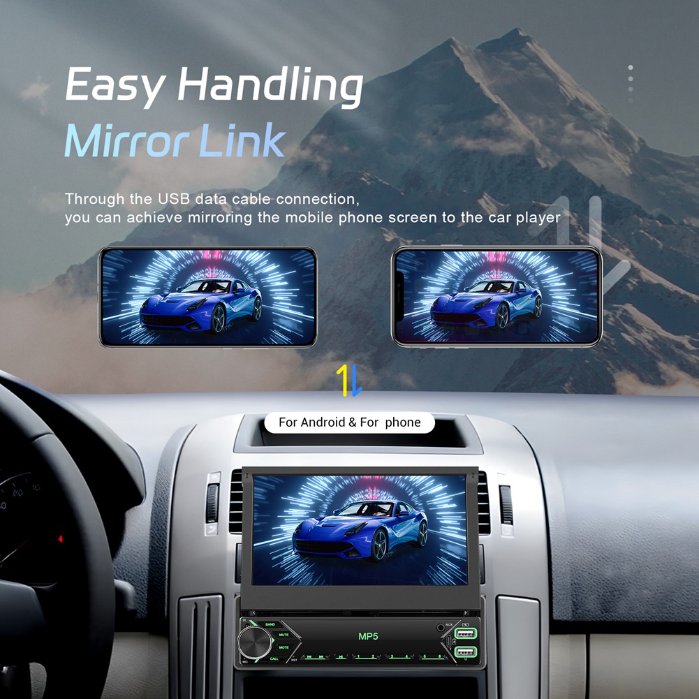 Penjualan Super! Sistem Audio  - Car Radio 1 Din Flip Out Screen ulasan dan harga