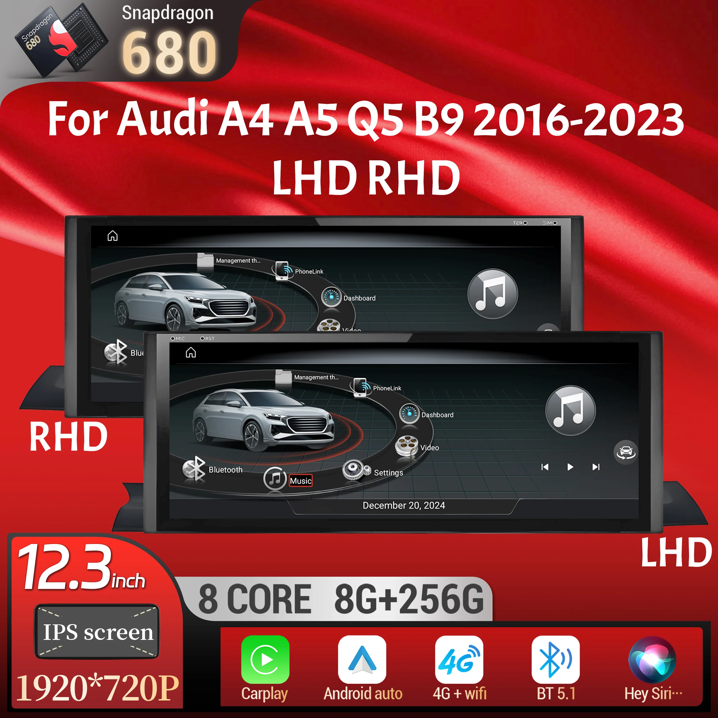 Radio Mobil Android 13 12.3 In - Android Auto Head Unit 12.3 Inch ulasan dan harga