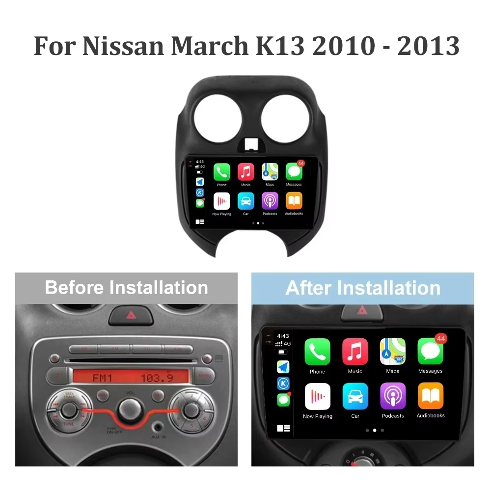 Android 16 Untuk Nissan March  - Android Car Stereo 2 Din 8 Core ulasan dan harga