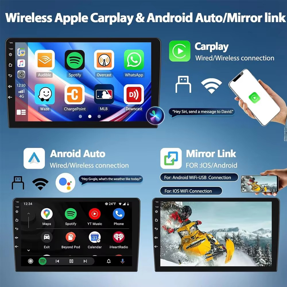 Radio Mobil Otomatis Android 9 - Android Head Unit 7862 Octa Core ulasan dan harga