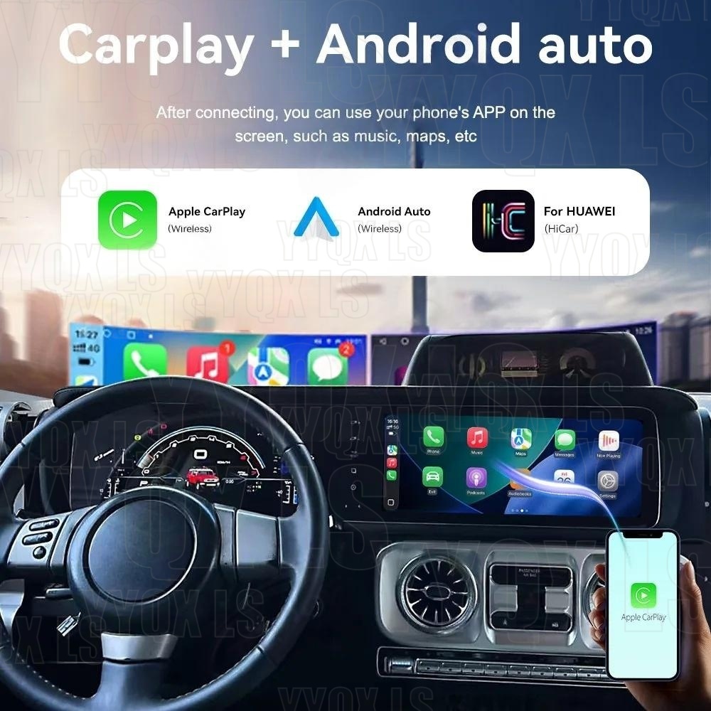 Layar 24,6 inci dengan fitur A - Android Auto Head Unit 12.3 Inch ulasan dan harga