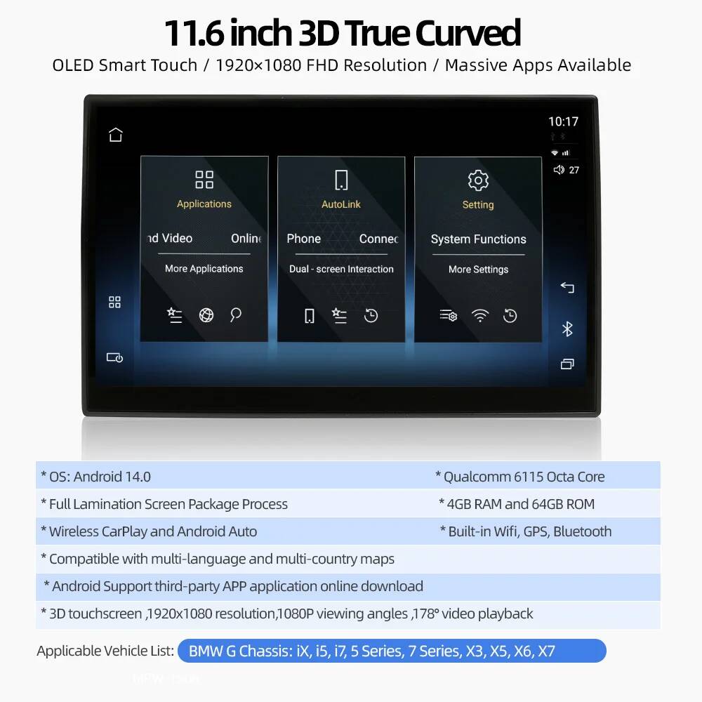 Android 14 Layar Lengkung Untu - Car Multimedia Rear Seat Entertainment ulasan dan harga