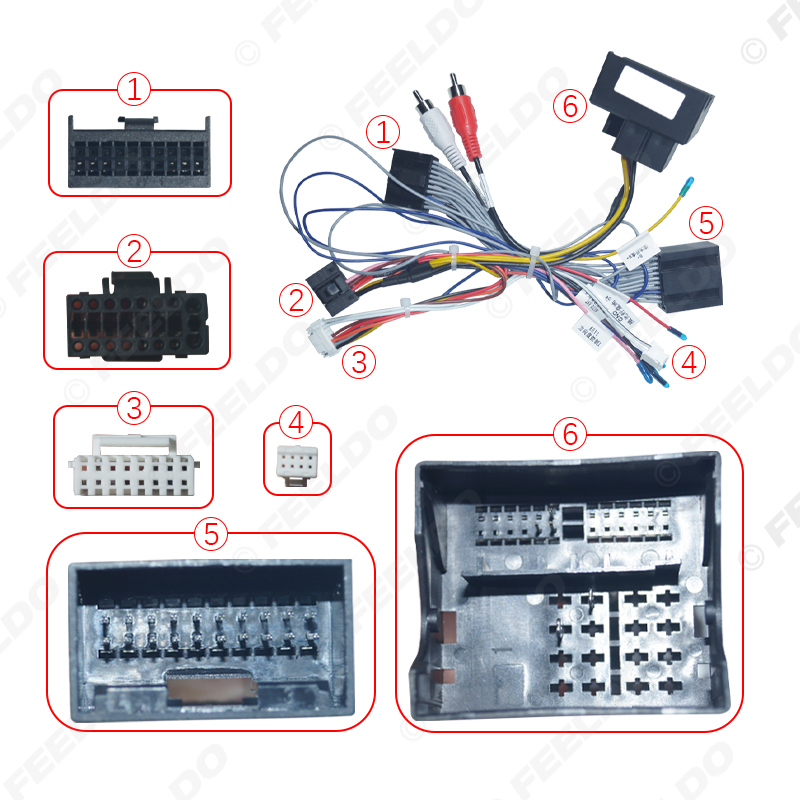 FEELDO Kabel Harness Kabel Ste - Car Stereo Canbus Decoder ulasan dan harga