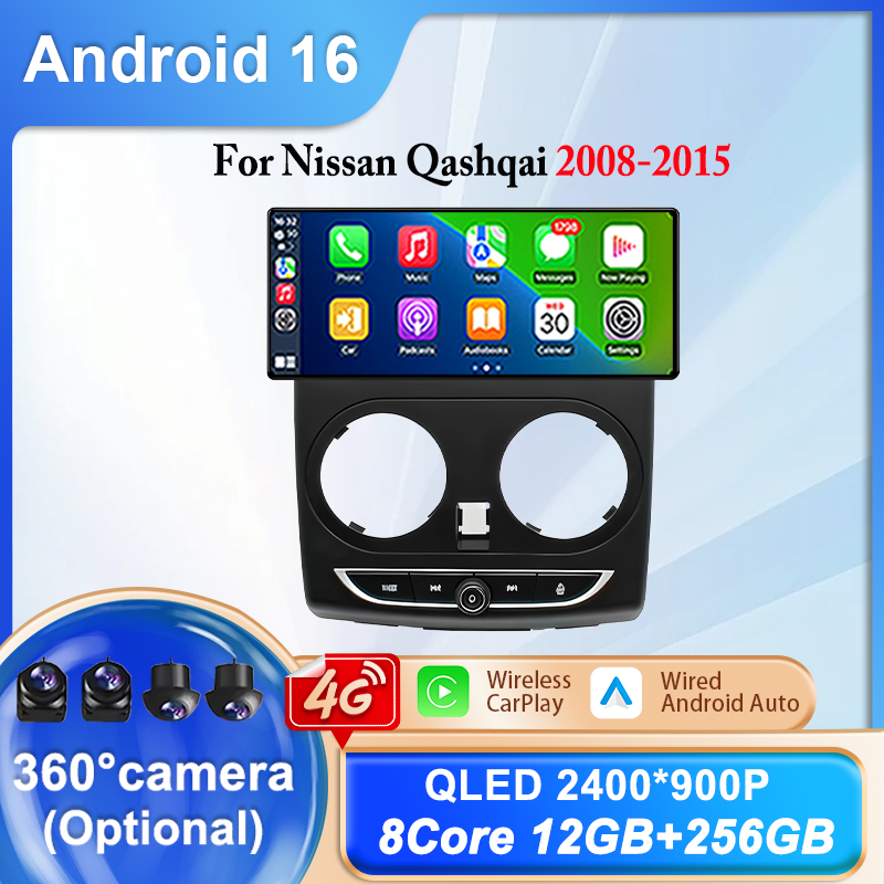 Untuk Nissan Qashqai 2008-2015 - Android Auto Head Unit 12.3 Inch ulasan dan harga
