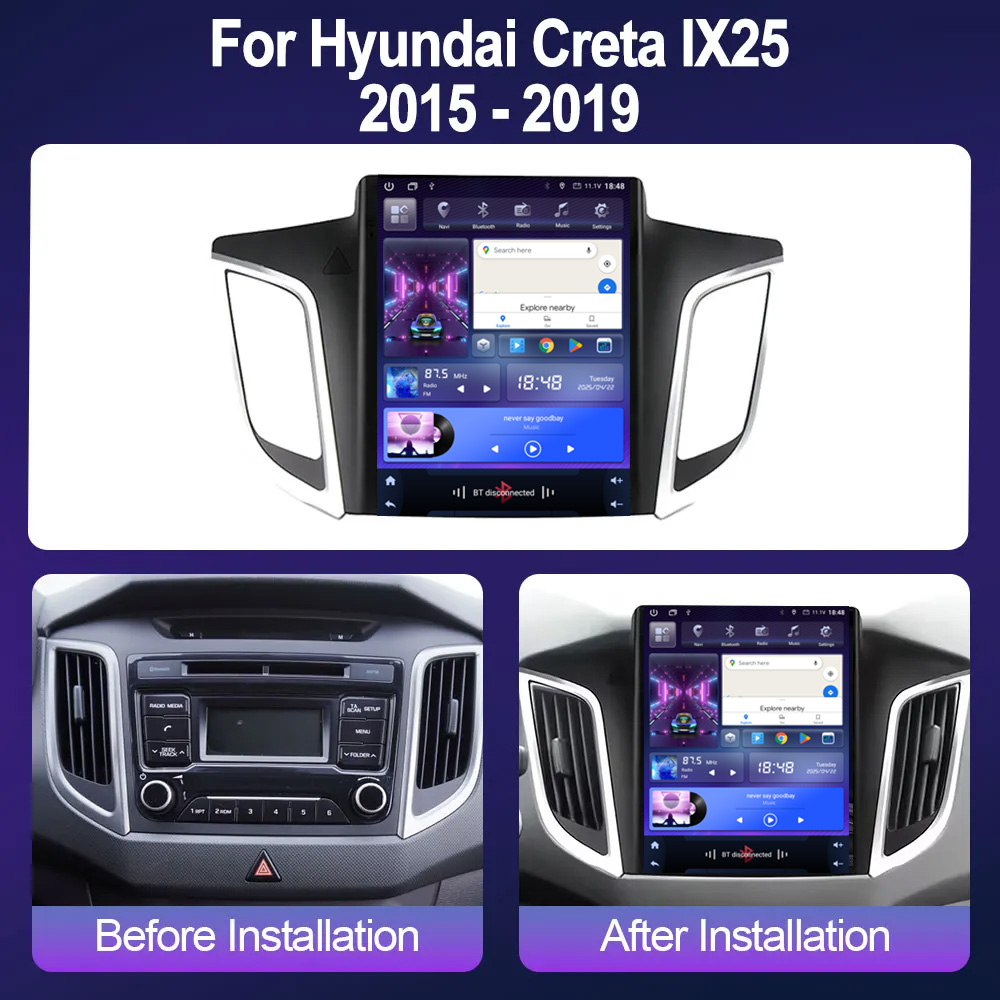 Pemutar Multimedia Mobil Andro - Tesla Style Screen Car Radio ulasan dan harga
