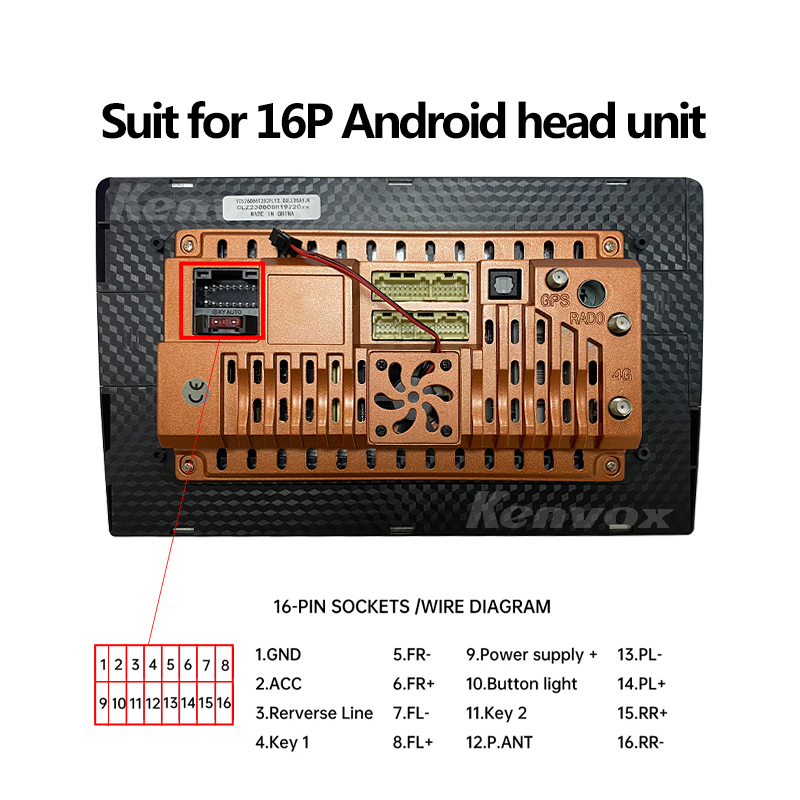 Radio Mobil Android 16pin Kabe - Car Stereo Canbus Decoder ulasan dan harga